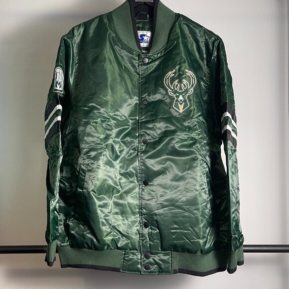 Mens Starter Milwaukee Bucks jacket size 2XL - Picture 1 of 2